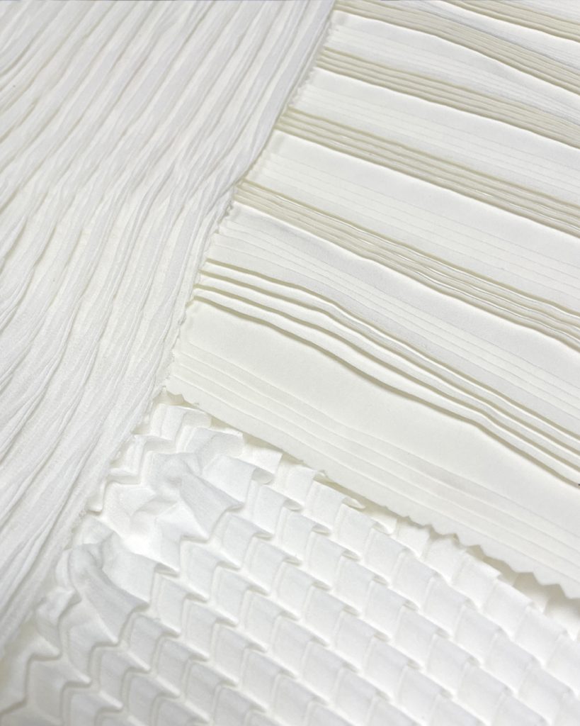 Fabrication de vêtements - Plissés